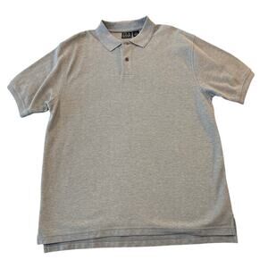 Jos A Bank Traveler’s Collection Men’s Polo Shirt Gray XL 100% Cotton